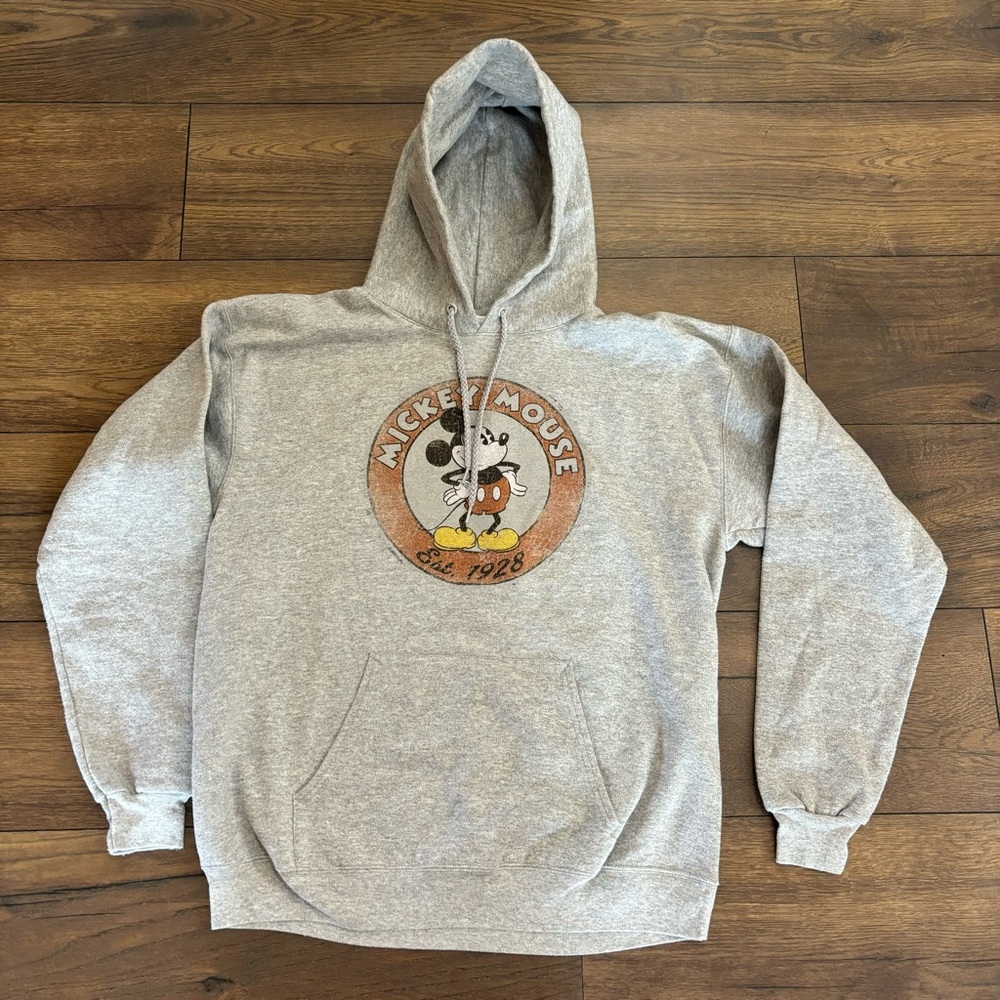 Y2K Vintage-Look Disney Mickey Mouse Hoodie Sweatshirt
